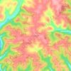 Harmony Hill topographic map, elevation, terrain