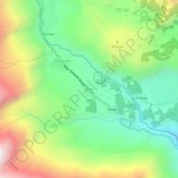 Lete topographic map, elevation, terrain