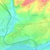 Audubon topographic map, elevation, terrain