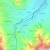 Sabaneta topographic map, elevation, terrain