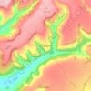 Ozleworth topographic map, elevation, terrain