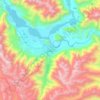 Skardu topographic map, elevation, terrain