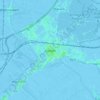 Gouda topographic map, elevation, terrain