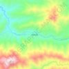 Boliney topographic map, elevation, terrain
