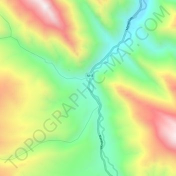 Lato topographic map, elevation, terrain