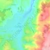 Saugues topographic map, elevation, terrain