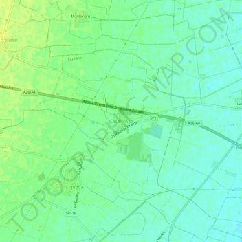 Casalrosso topographic map, elevation, terrain