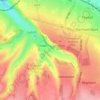 Darland topographic map, elevation, terrain