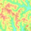 Richeyville topographic map, elevation, terrain