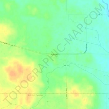 Automba topographic map, elevation, terrain