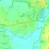 Poulton topographic map, elevation, terrain