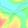 Aparecida do Rio Claro topographic map, elevation, terrain