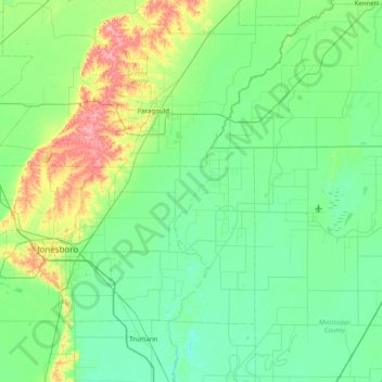 Newton Island topographic map, elevation, terrain