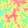 Phillips Knob topographic map, elevation, terrain