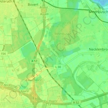 Broicherseite topographic map, elevation, terrain
