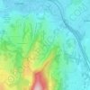 Chanaz topographic map, elevation, terrain