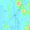 Yebyu topographic map, elevation, terrain
