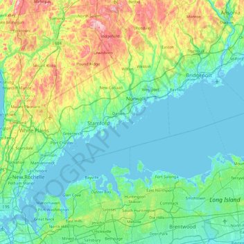 Contentment Island topographic map, elevation, terrain