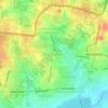 Nallurahalli topographic map, elevation, terrain