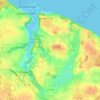 Unewattholz topographic map, elevation, terrain