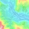 Monitor topographic map, elevation, terrain