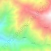Carachuco topographic map, elevation, terrain