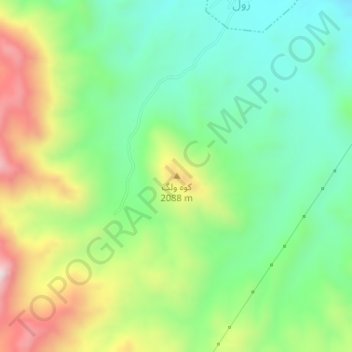 Velang topographic map, elevation, terrain