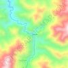 La Garita topographic map, elevation, terrain
