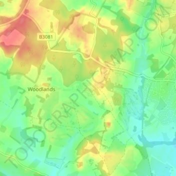 Whitmore topographic map, elevation, terrain