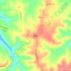 Golden topographic map, elevation, terrain