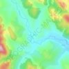 Benia topographic map, elevation, terrain