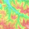 La Renaudie topographic map, elevation, terrain