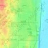 Bull Creek Terrace topographic map, elevation, terrain