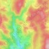 Ardennes topographic map, elevation, terrain