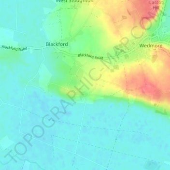 Heath House topographic map, elevation, terrain