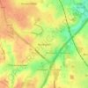 Monkspath topographic map, elevation, terrain