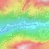 Lauenen topographic map, elevation, terrain