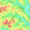 Freiung topographic map, elevation, terrain