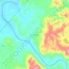 De Guzman topographic map, elevation, terrain