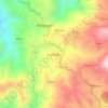 Pacpacungan topographic map, elevation, terrain