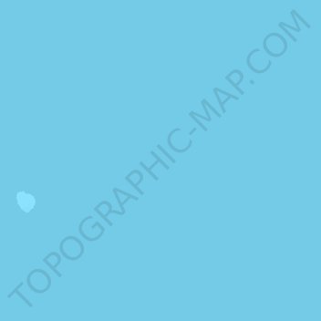 Zapatos Islands topographic map, elevation, terrain