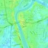 Sangkat Chbar Ampov Ti Muoy topographic map, elevation, terrain