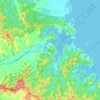 Haruru topographic map, elevation, terrain