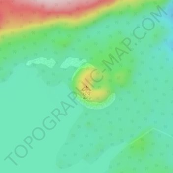 Fire Mountain topographic map, elevation, terrain
