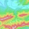 Dhankhola topographic map, elevation, terrain