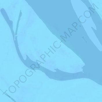 Caspian Depression topographic map, elevation, terrain