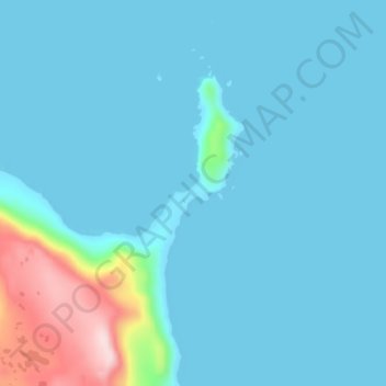 Macquarie Island Station topographic map, elevation, terrain