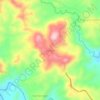 Senote topographic map, elevation, terrain