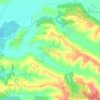 Ploštine topographic map, elevation, terrain