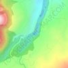 Cascada Cóndor Machay topographic map, elevation, terrain